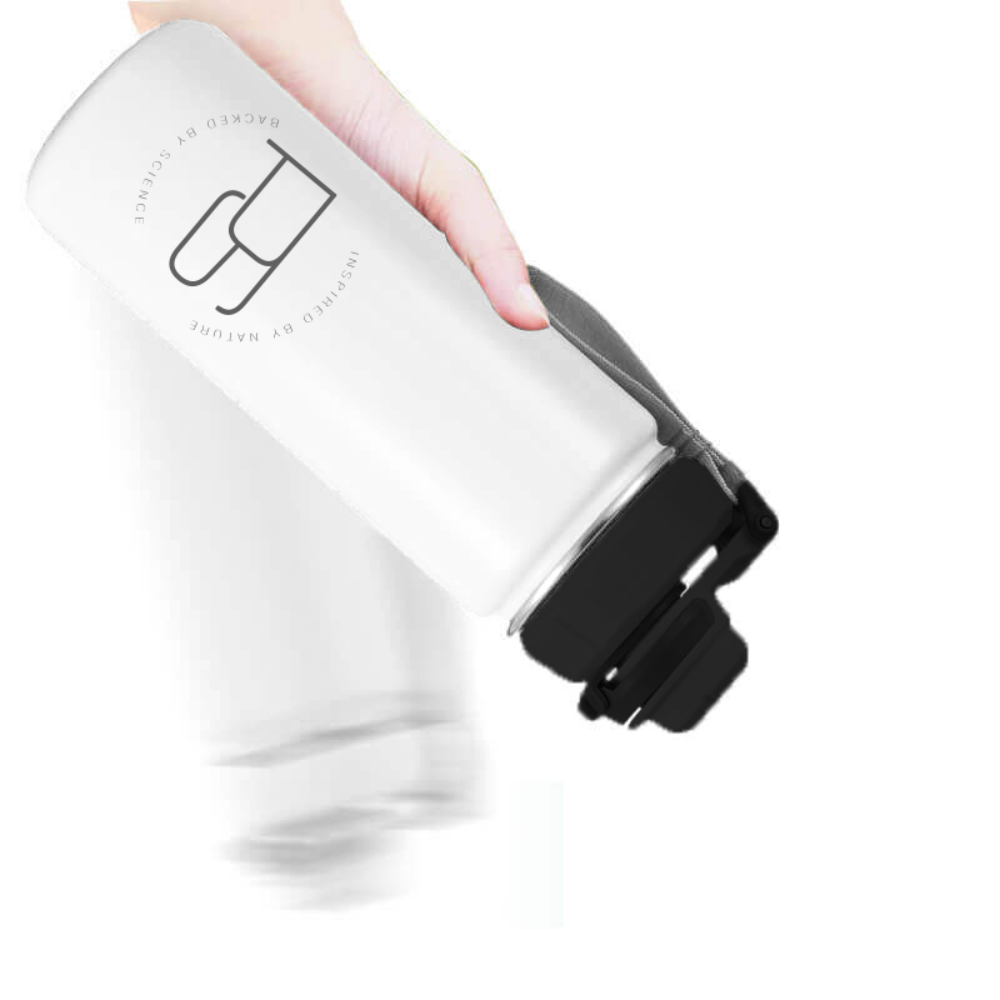 PrimeSelf Double-Wall Stainless Steel Water Bottle - bottle size and design view - PrimeSelf