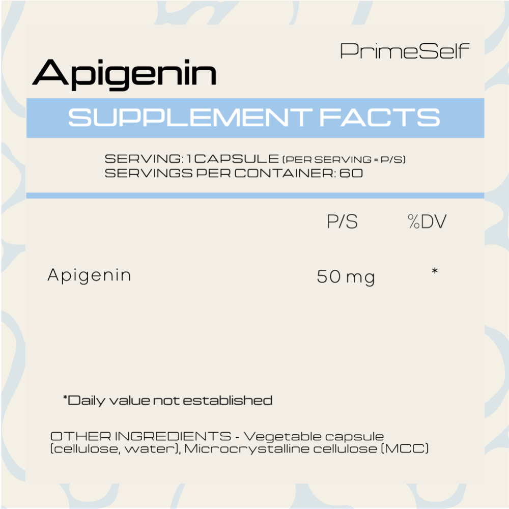 Apigenin - supplement detail view - PrimeSelf