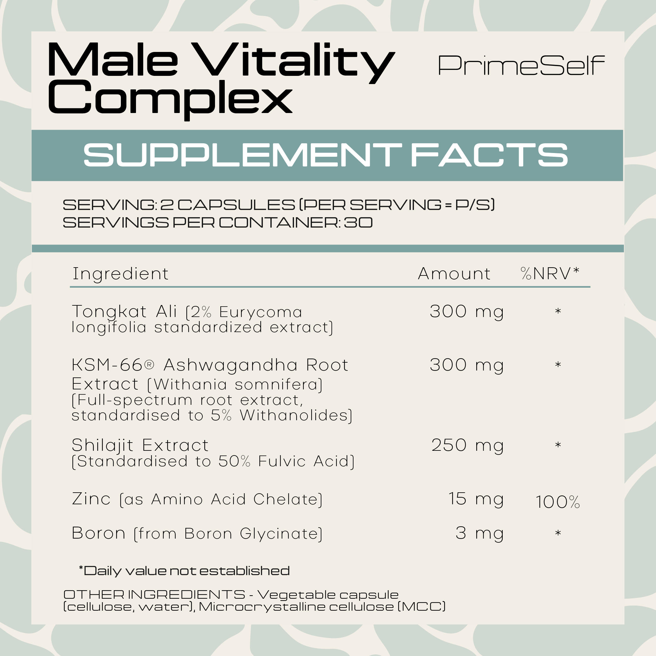 Male Vitality Complex