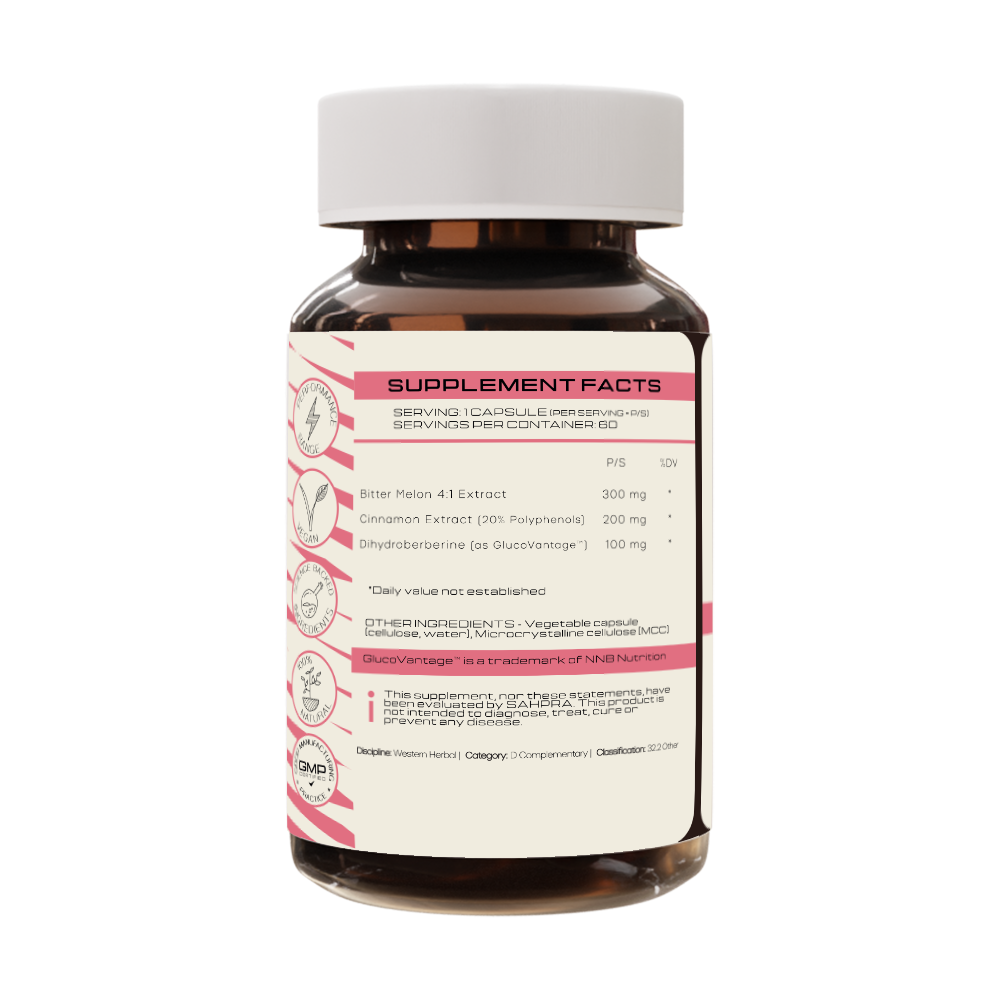 Prime Lean - back label supplement facts - PrimeSelf