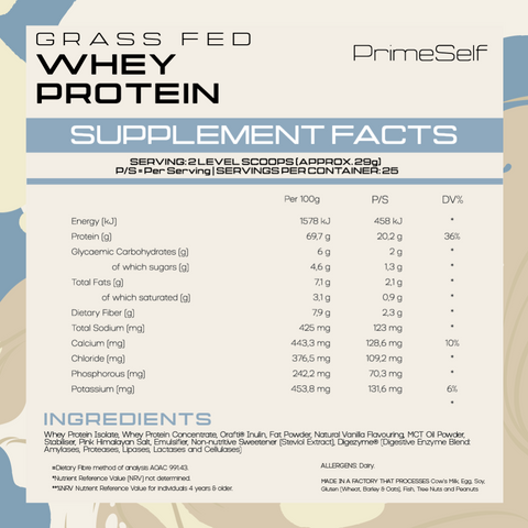 Grass-Fed Whey Protein